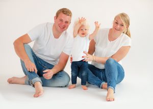 Familienfoto Eltern Kind